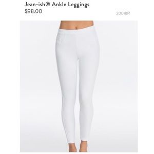 Spanx Jeanish Jeggings, White, 1x